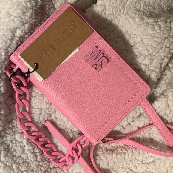 💛 NEW! Steve Madden Pink Crossbody Bag - Picture 1 of 1